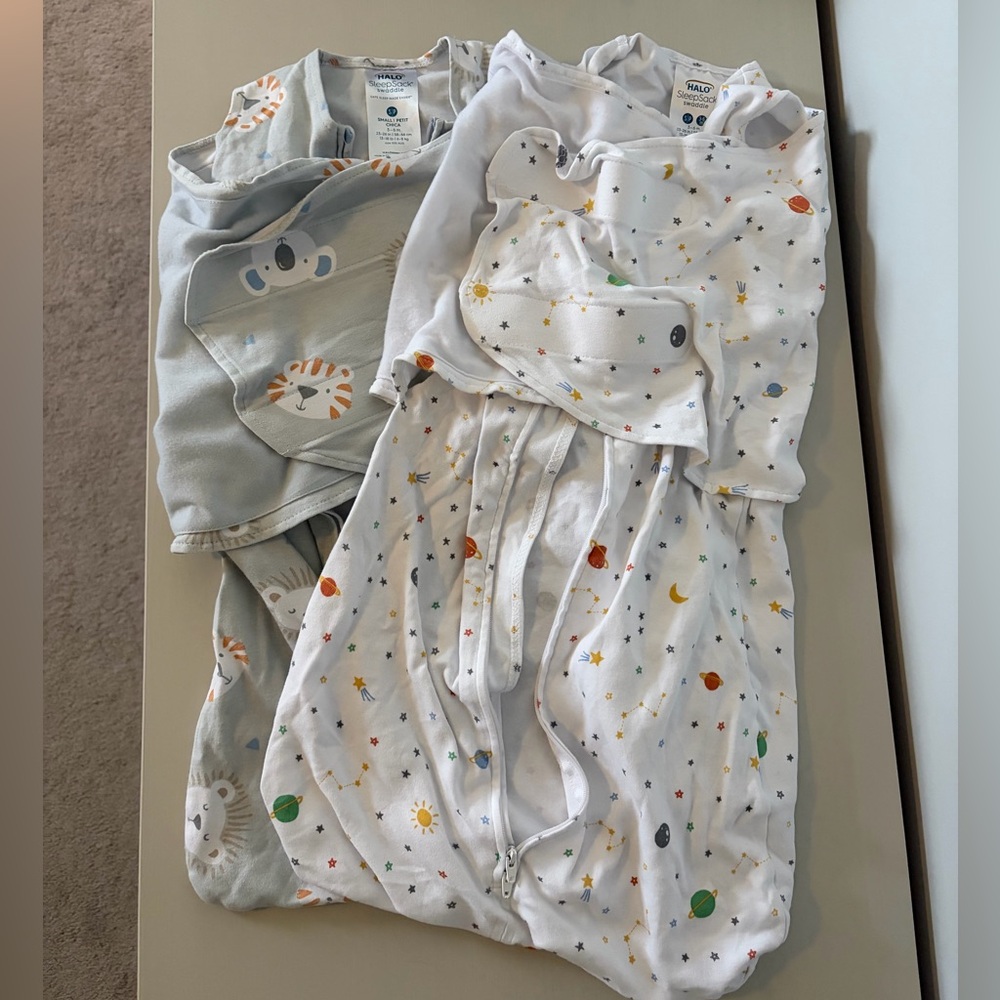 HALO 100% Cotton Sleepsack Swaddle set of 2